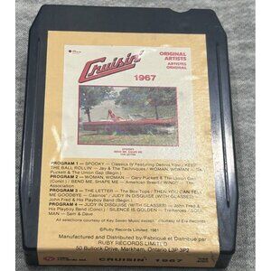 Cruisin 1967 8 Track Stereo Record Lebel